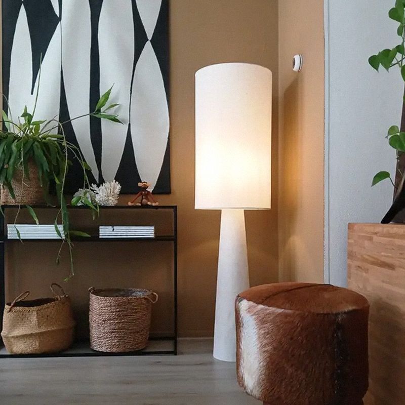 Modern floor lamp beige, Timmy, with switch Modern floor lamp beige, Timmy, with switch