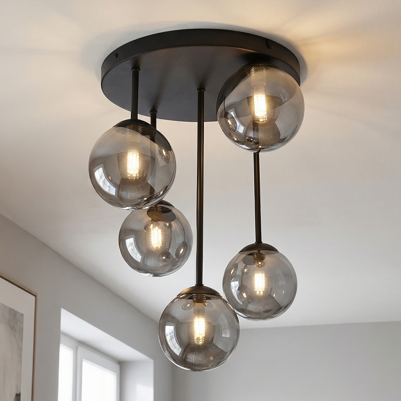 Design ceiling light grey, Stacy