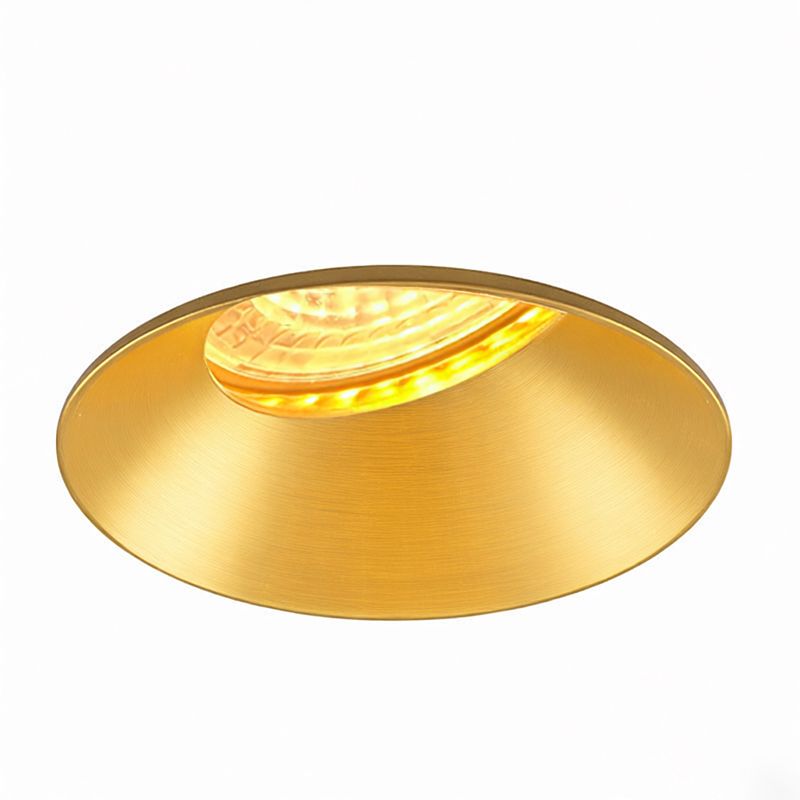 Aluminium recessed light brass, Sanaz