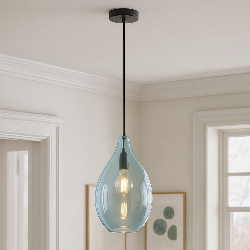Design pendant light blue, Cees