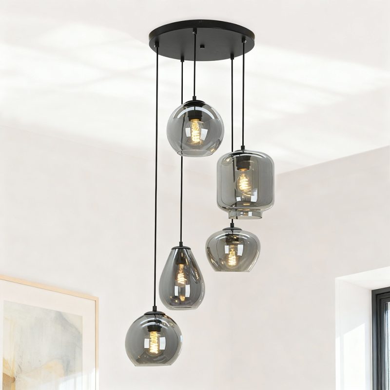 Modern pendant light grey, Caia Modern pendant light grey, Caia