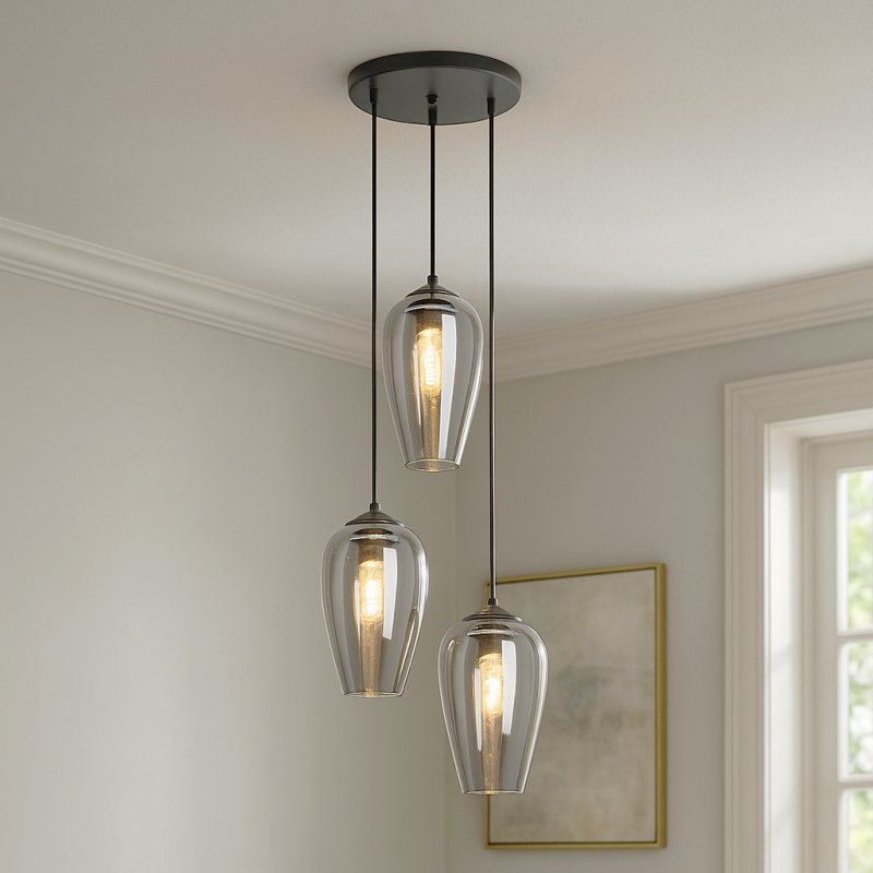 Design pendant light grey, Andy