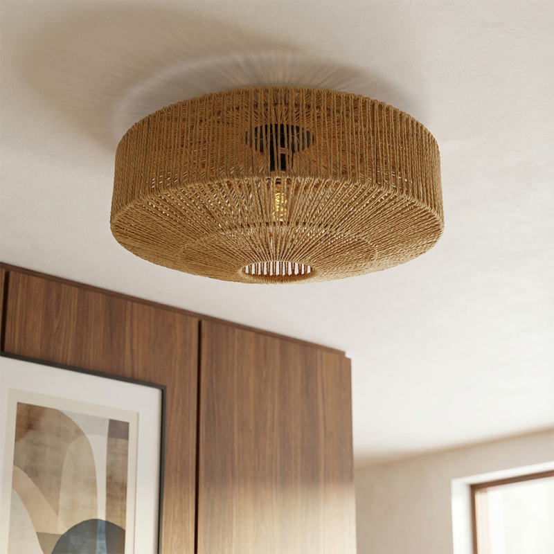 Rustic ceiling light brown, Pippa