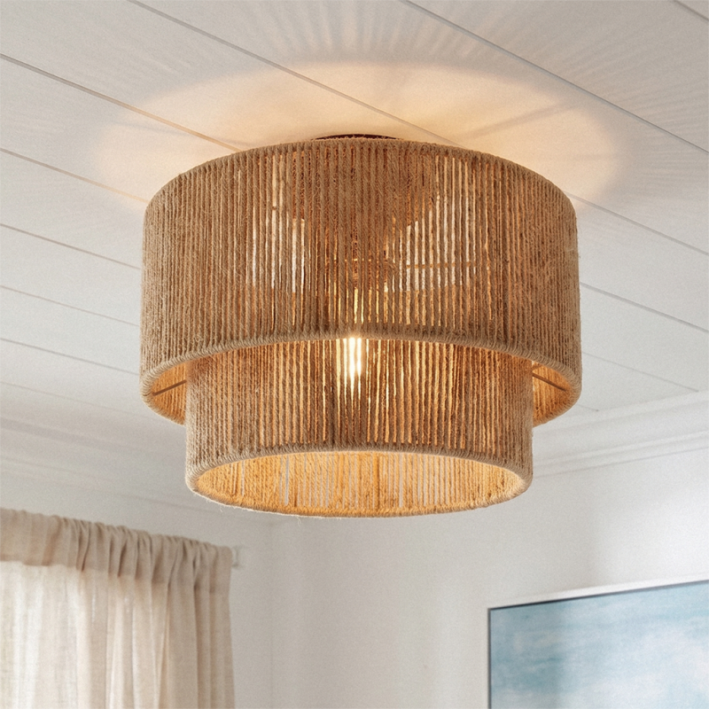 Japandi ceiling light brown, Selena Japandi ceiling light brown, Selena