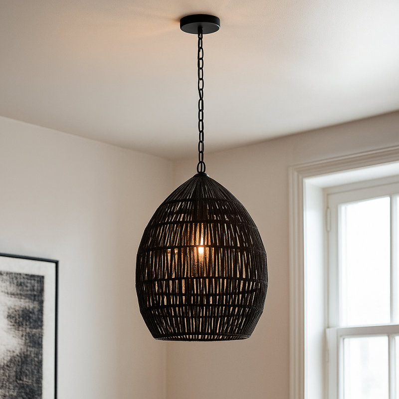 Industrial pendant light black, Peggy