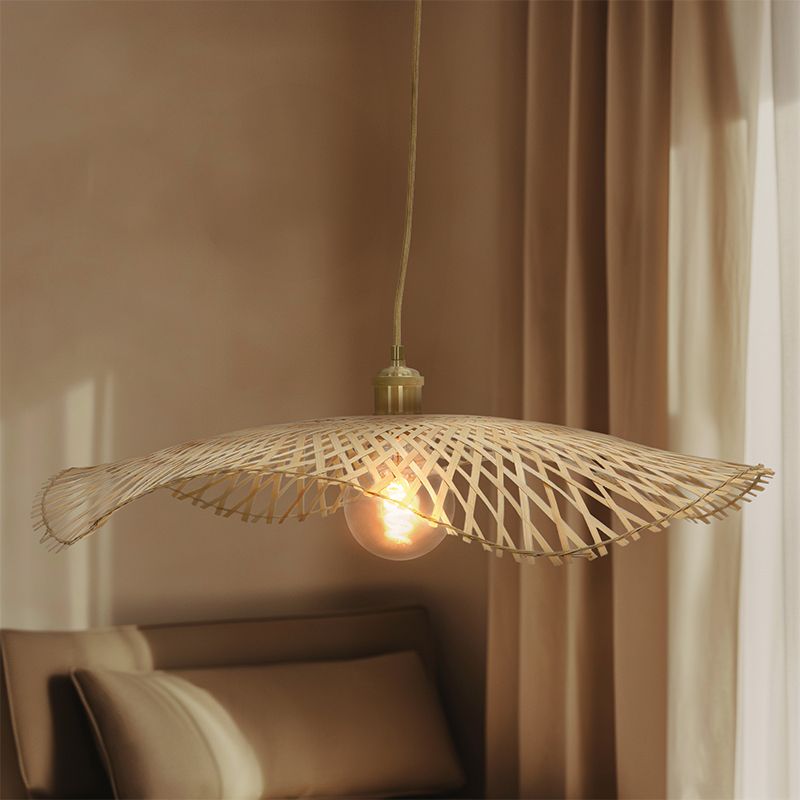 Bamboo pendant light brown, Romee