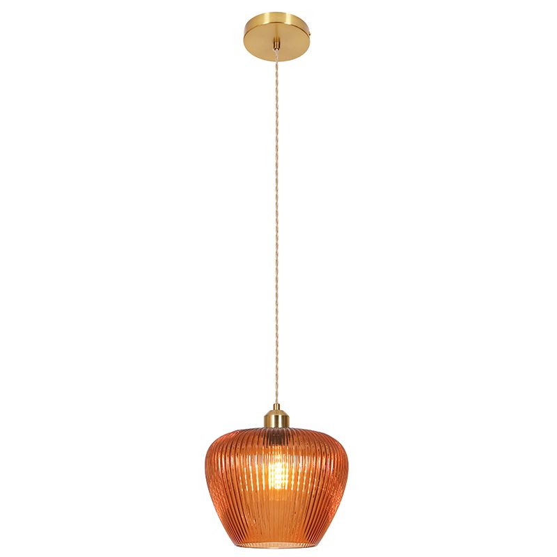 Retro pendant light brown, Rhode