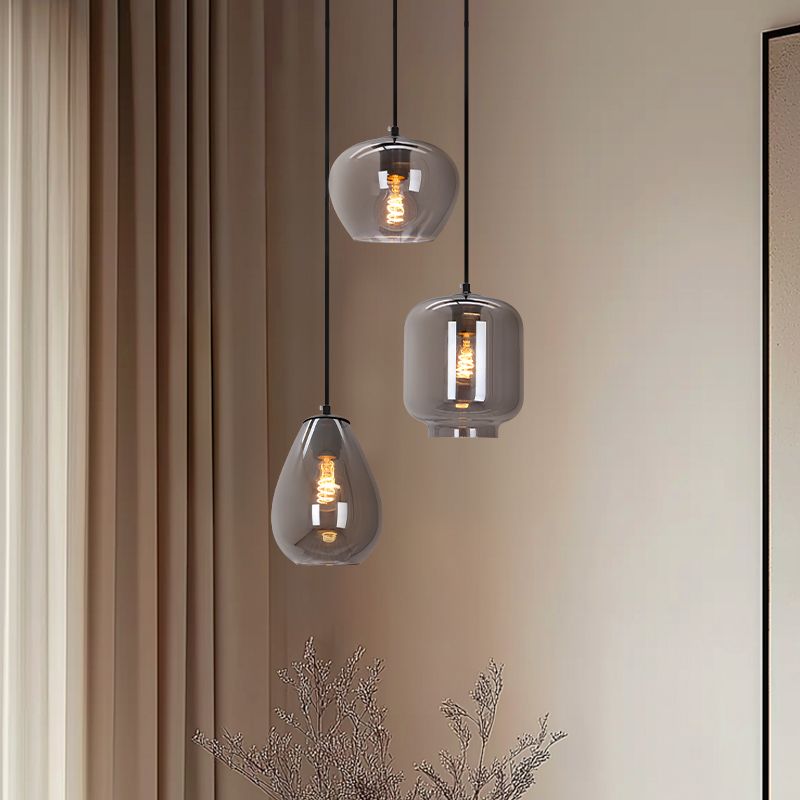 Modern pendant light grey, Caia