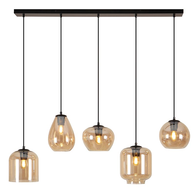 Modern pendant light amber, Caia