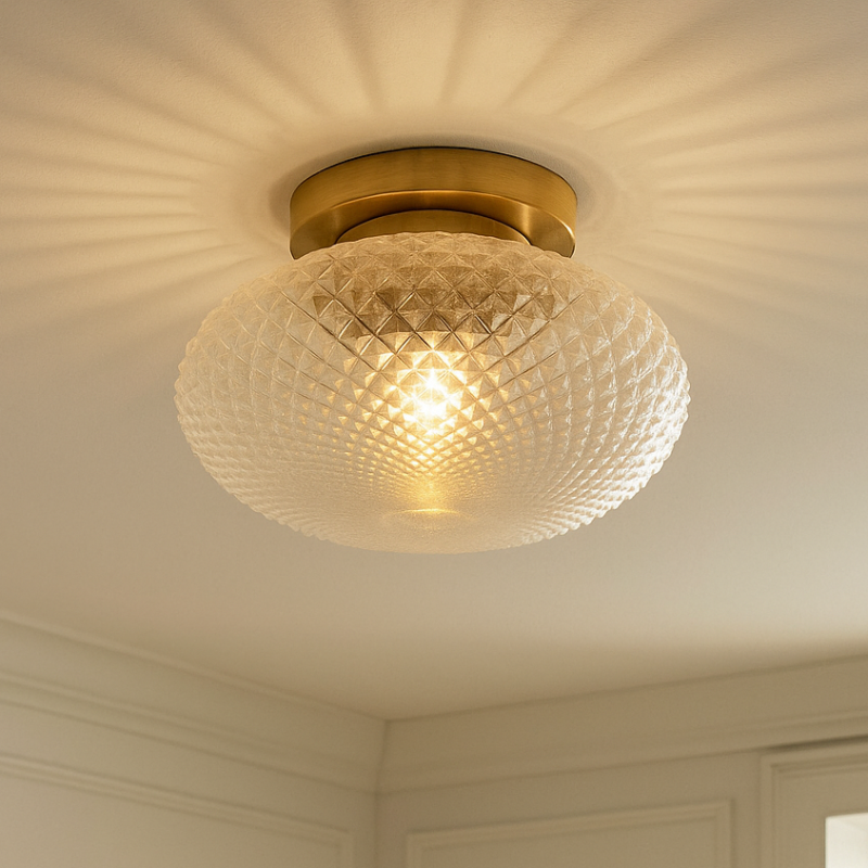 Retro ceiling light brass, Valesca Retro ceiling light brass, Valesca