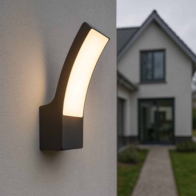 Modern outdoor light black, Manel, 12W, 3000K LED, IP44 Modern outdoor light black, Manel, 12W, 3000K LED, IP44