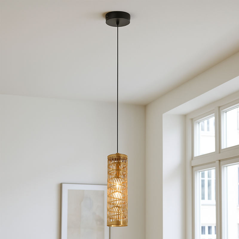 Metal pendant light brass, Marli