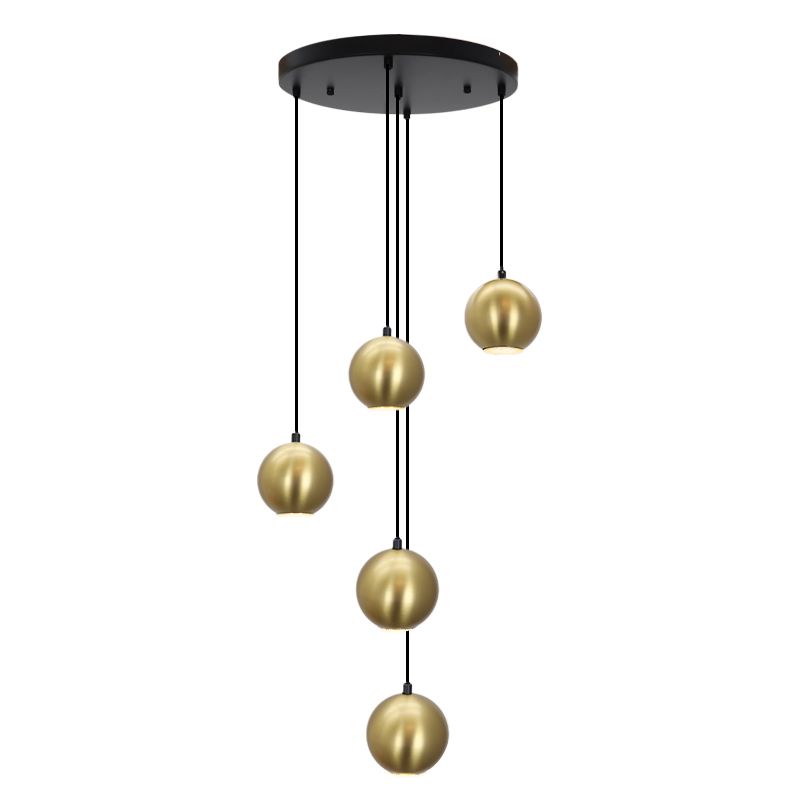 Modern pendant light brass, Matea