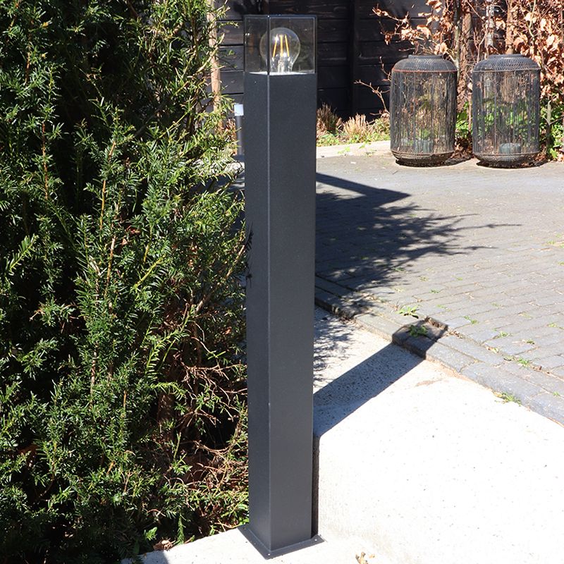 Modern outdoor light black, Sanel, IP44