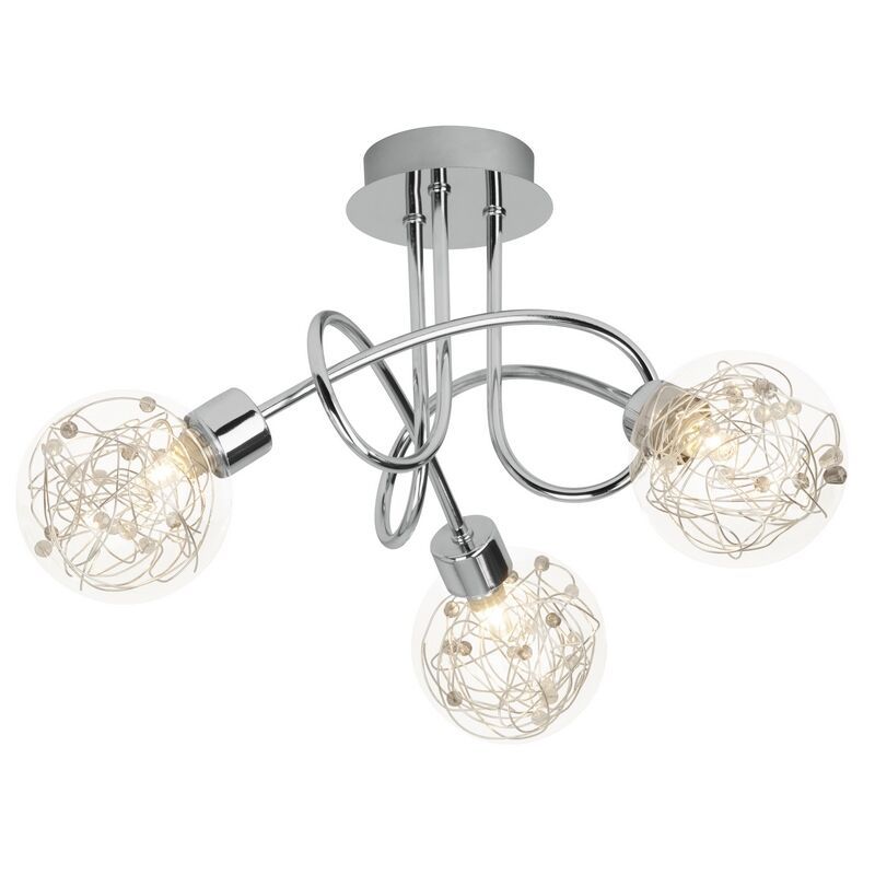 Design ceiling spotlight chrome, Nessa