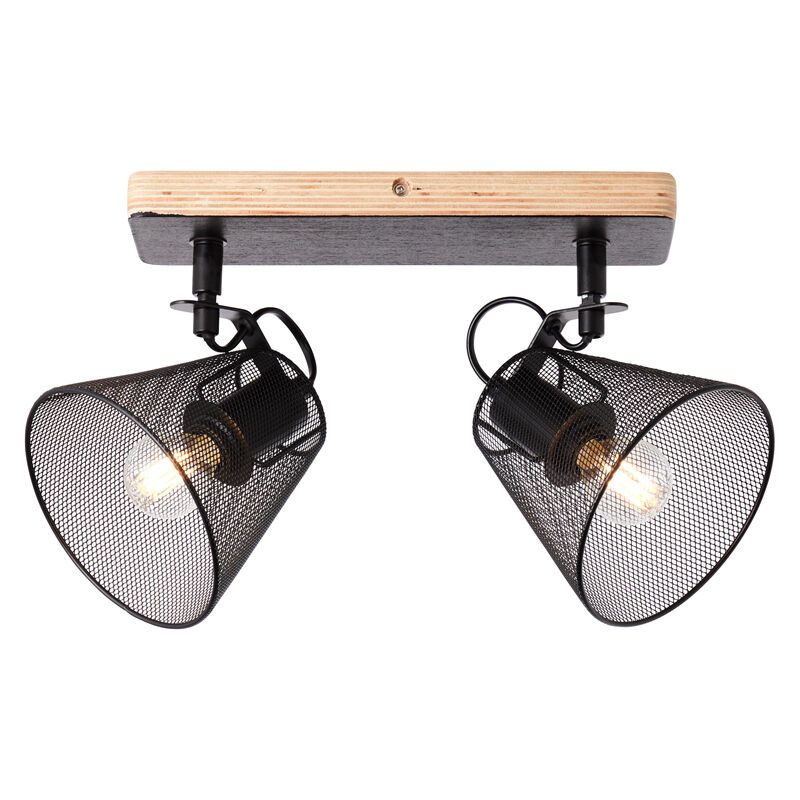Wood ceiling spotlight black, Havin