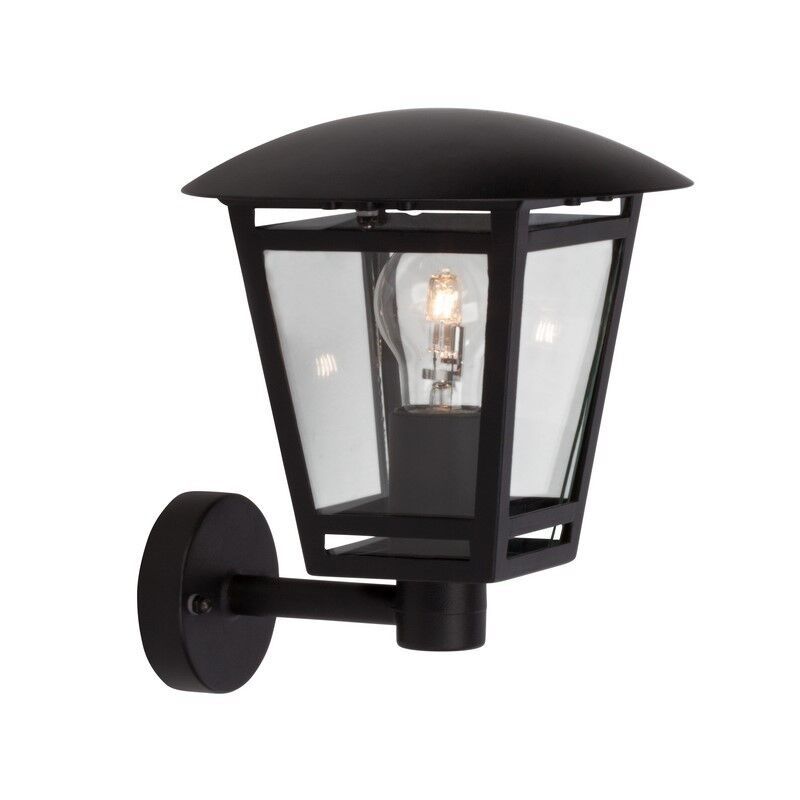 Modern outdoor light black, Jedidjah, IP44