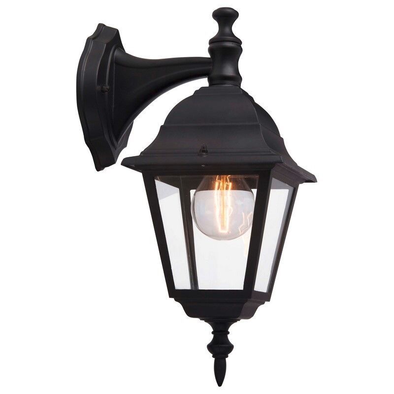 Classic outdoor light black, Adelyn, IP23