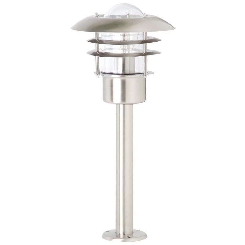 Metal outdoor light chrome, Ajlina, IP44