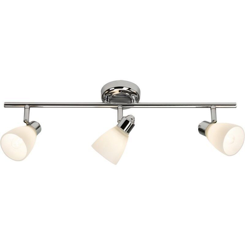 Metal ceiling spotlight chrome, Josefa, IP44