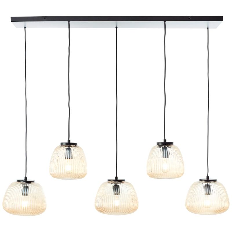 Retro pendant light amber, Neha