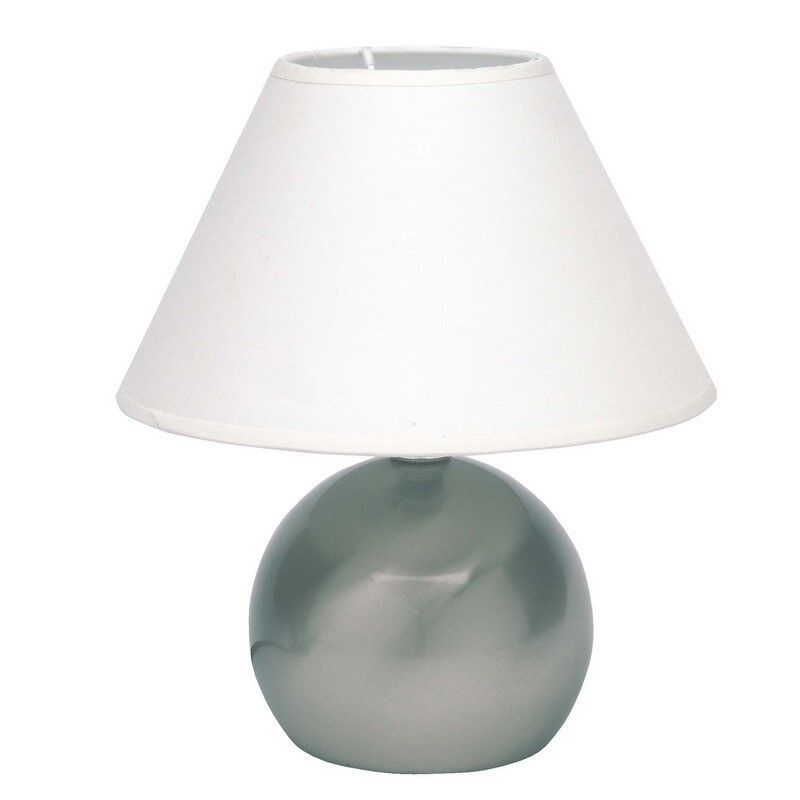 Metal table lamp chrome, Robijn, with touch dimmer