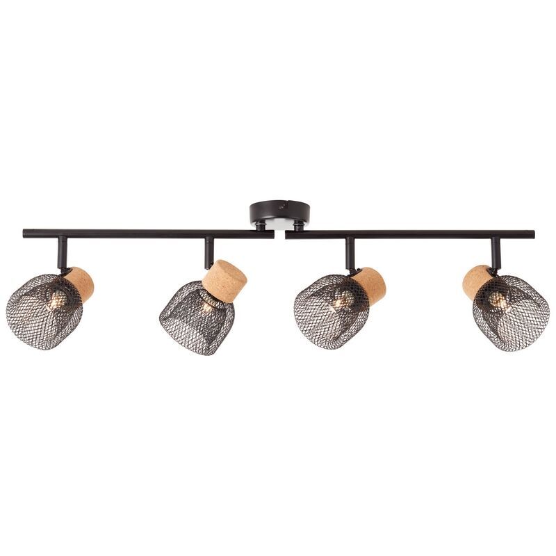 Cork ceiling spotlight black, Kayo