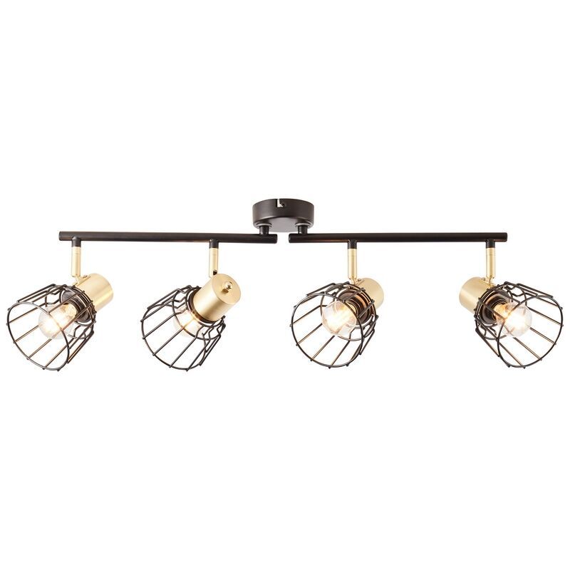 Retro ceiling spotlight brass, Luitzen