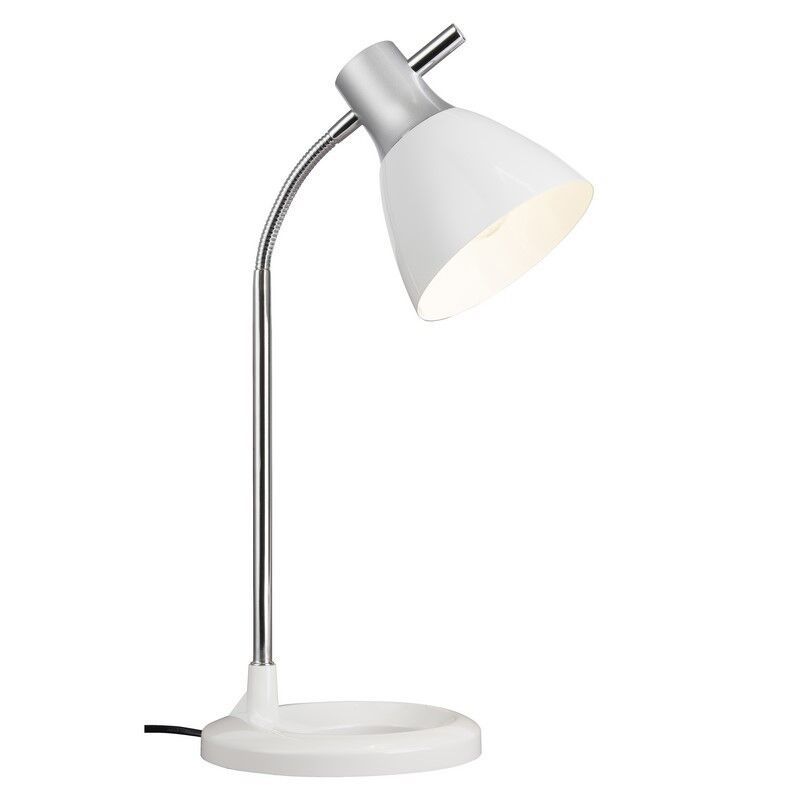 Design desk lamp white, Liberty, with switch
