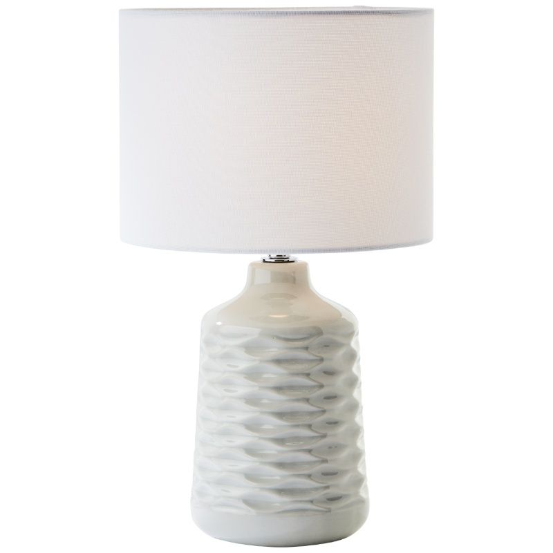 Retro table lamp grey, Roelf, with switch