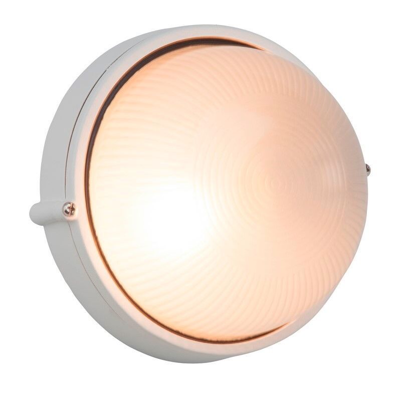 Glass outdoor light white, Trishana, IP44 Glass outdoor light white, Trishana, IP44