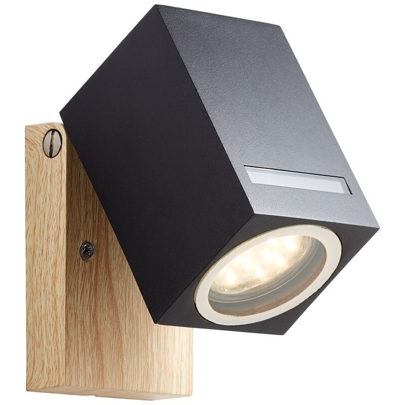 Modern outdoor light black, Charis, IP44 Modern outdoor light black, Charis, IP44