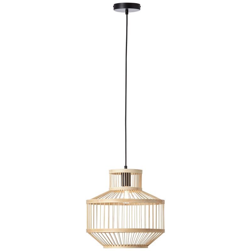 Wood pendant light black, Luit Wood pendant light black, Luit
