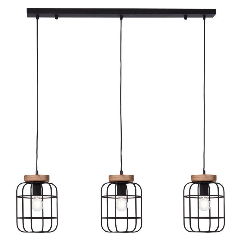 Wood dining table hanging lamp black, Taede Wood dining table hanging lamp black, Taede