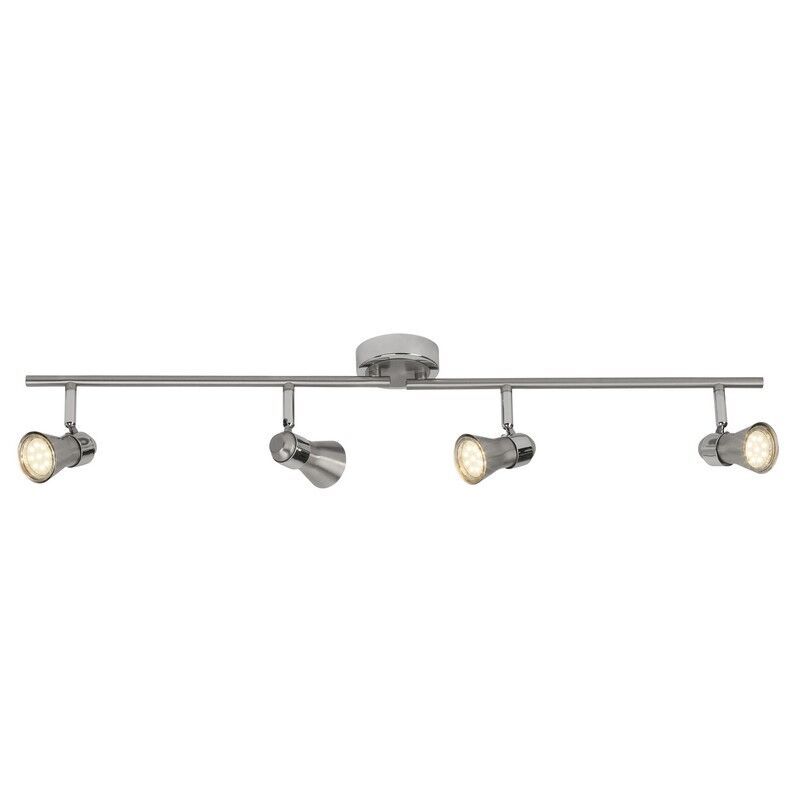 Metal ceiling spotlight chrome, Roel, 7W, 3000K LED