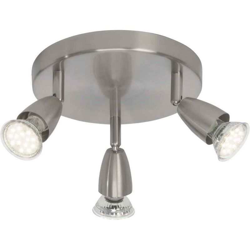 Metal ceiling light chrome, Keysha, 3W, 3000K LED