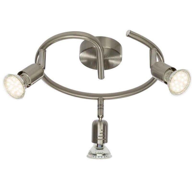 Metal ceiling spotlight chrome, Hayo, 50W, 3000K LED