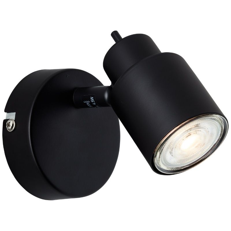 Modern wall spotlight black, Fenne