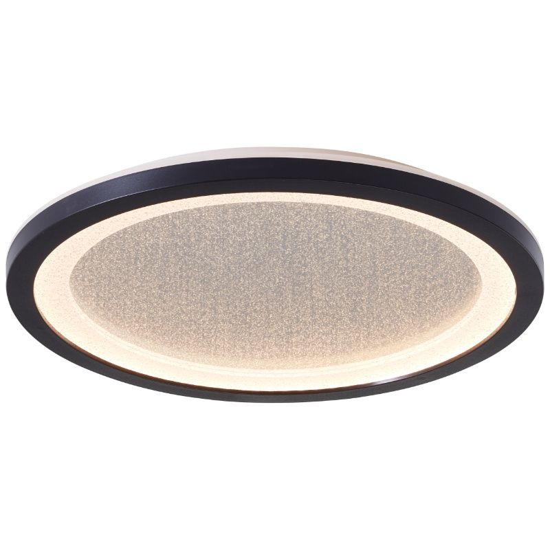 Modern LED panel ceiling light black, Yamal, 16W, 3000K LED Modern LED panel ceiling light black, Yamal, 16W, 3000K LED