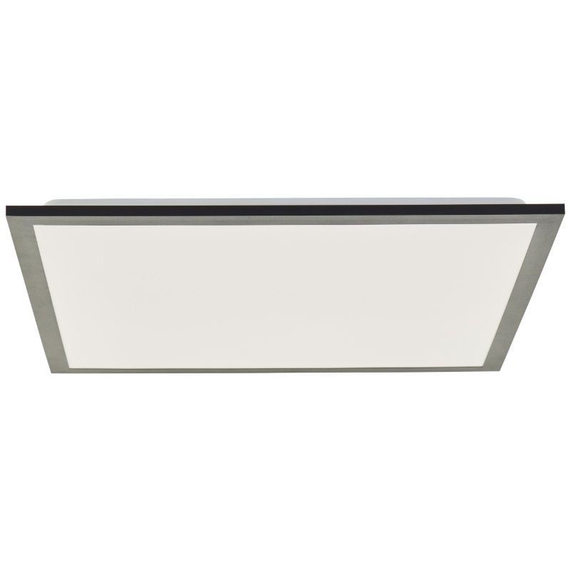 Modern LED panel ceiling light black, Usman, 24W, 4000K LED