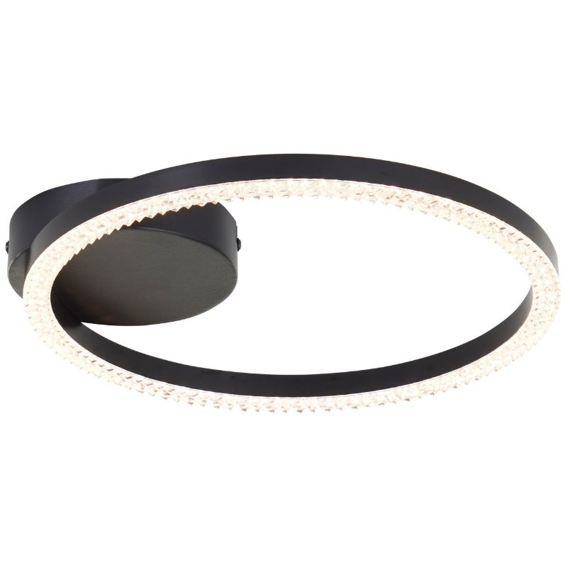Design ceiling light black, Maladon, 14W, 3000K LED Design ceiling light black, Maladon, 14W, 3000K LED