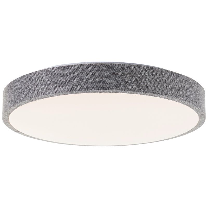 Rustic flush ceiling light grey, Soeraya, 24W, 3000K LED, 3-step dimmable Rustic flush ceiling light grey, Soeraya, 24W, 3000K LED, 3-step dimmable