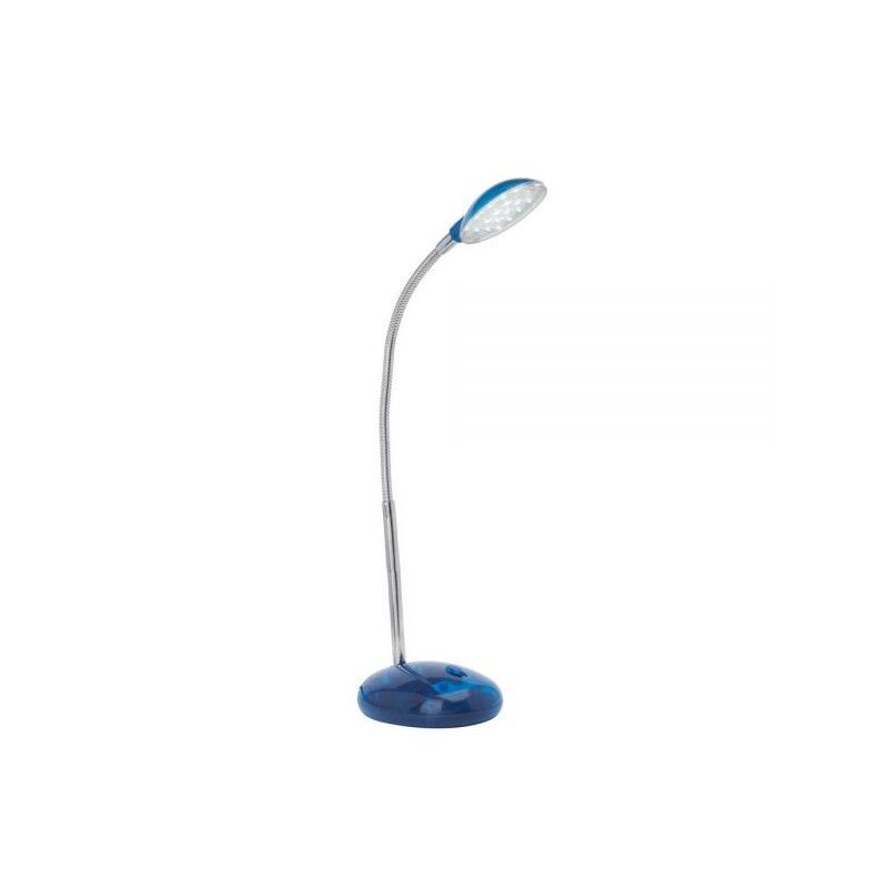 Plastic desk lamp blue, Marenthe, 2W, 6000K LED, with switch