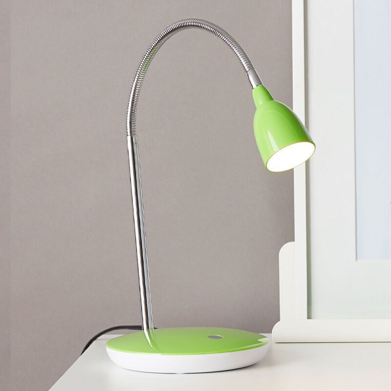 Plastic desk lamp green, Kit, 3W, 3000K LED, with switch Plastic desk lamp green, Kit, 3W, 3000K LED, with switch