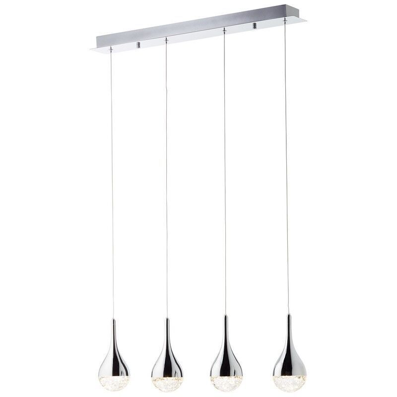 Classic pendant light chrome, Emma, 5W, 3000K LED