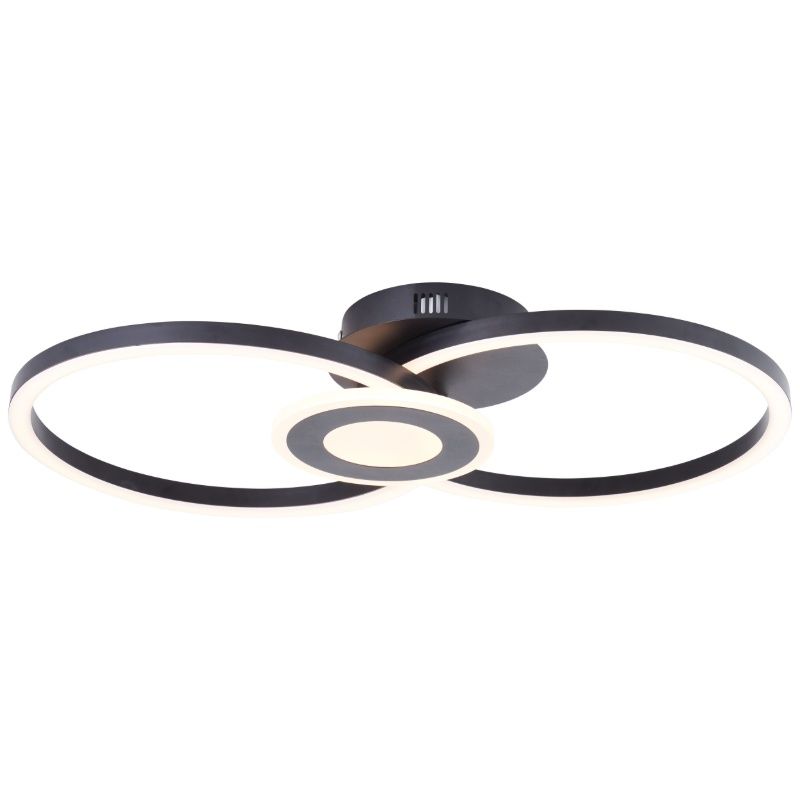 Design ceiling light black, Volkert, 24W, 3000K LED Design ceiling light black, Volkert, 24W, 3000K LED