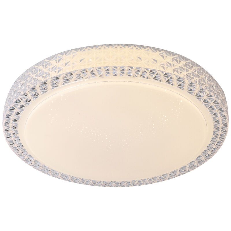 Design flush ceiling light white, Baki, 60W, adjustable light colour LED, with remote control Design flush ceiling light white, Baki, 60W, adjustable light colour LED, with remote control