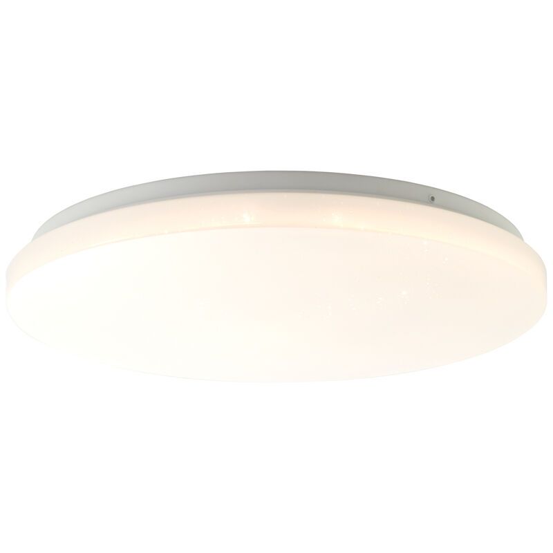 Plastic flush ceiling light white, Julie, 24W, 3000K LED