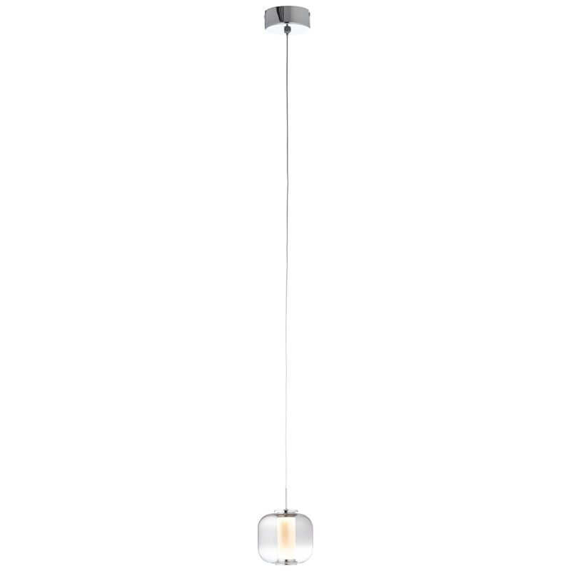 Design pendant light chrome, Emmely, 7W, 3000K LED Design pendant light chrome, Emmely, 7W, 3000K LED
