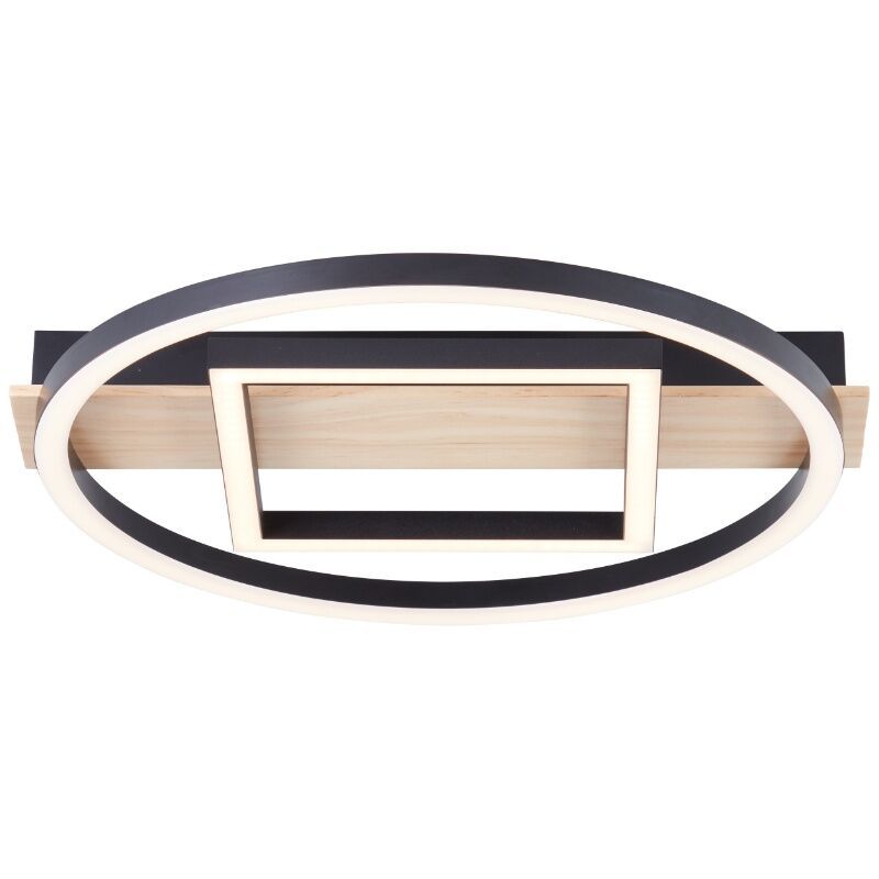 Design flush ceiling light brown, Konrad, 20W, 3000K LED Design flush ceiling light brown, Konrad, 20W, 3000K LED